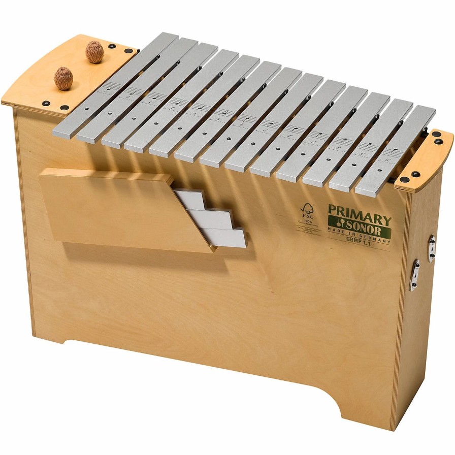 Orff Instruments * | Outlet Primary Sonor Primary Sonor Gbmp1 Diatonic Deep Bass Metallophone