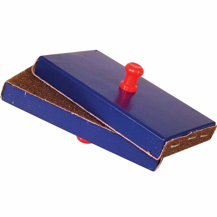 Classroom Rhythm Instruments * | Cheapest Rhythm Band Rhythm Band Sand Blocks Red And Blue