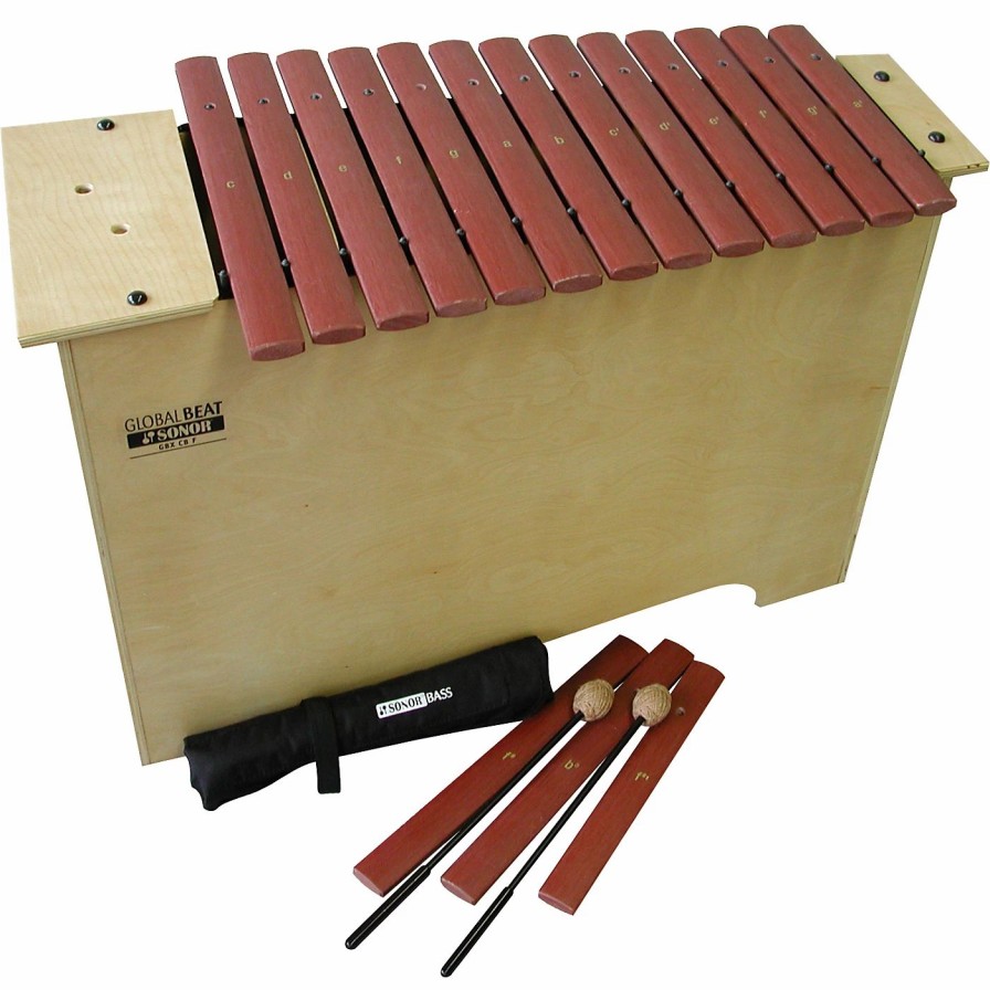 Orff Instruments * | Cheap Primary Sonor Primary Sonor Global Beat Deep Bass Xylophone With Fiberglass Bars