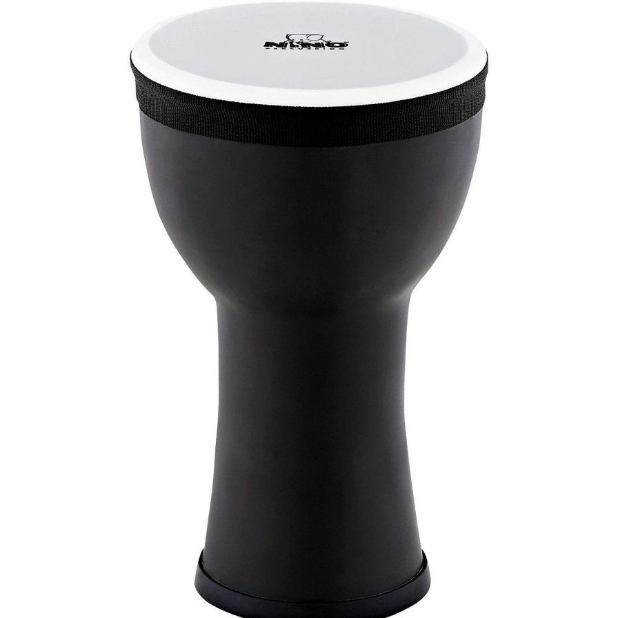 Classroom Rhythm Instruments * | Best Sale Nino Nino Elements Mini Synthetic Djembe Flat Black