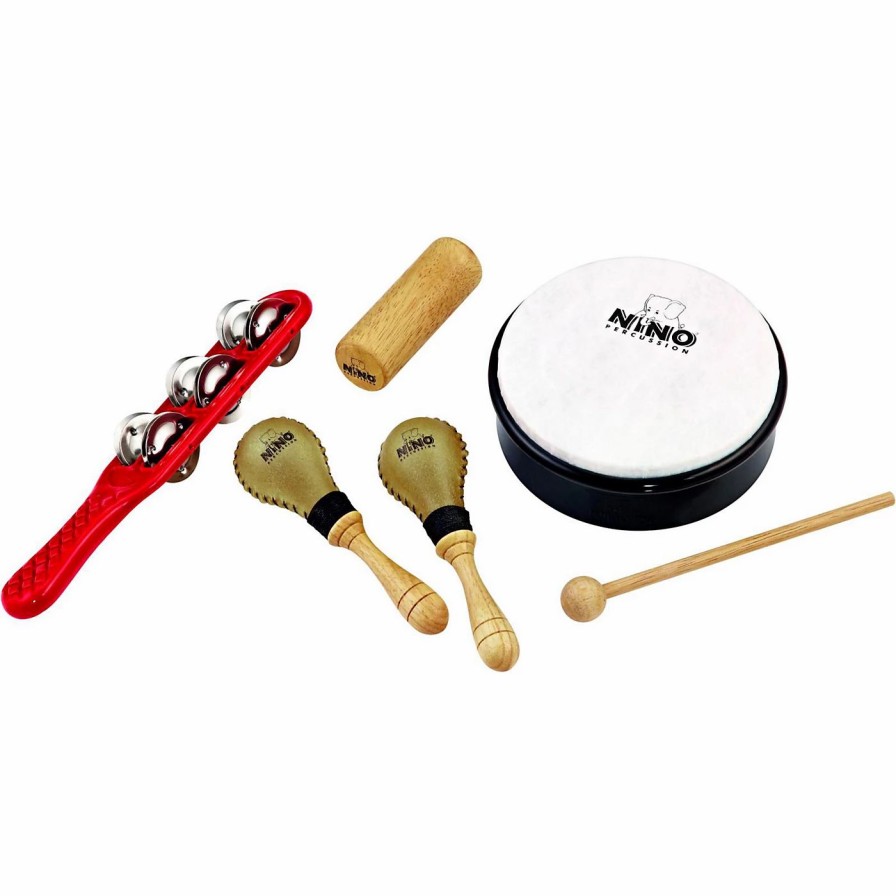 Classroom Rhythm Instruments * | Coupon Nino Nino 5-Piece Rhythm Set With Bag