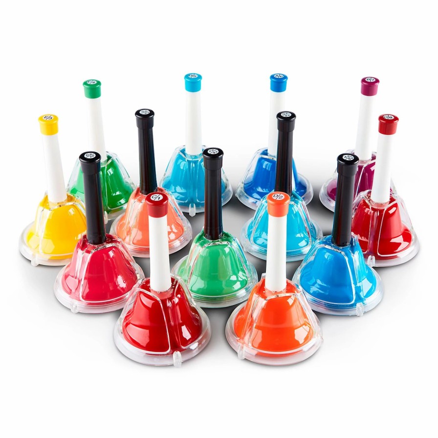 Classroom Tuned Percussion * | New Rhythm Band Rhythm Band Kid'S Play 13-Note Hand/Desk Bell Set