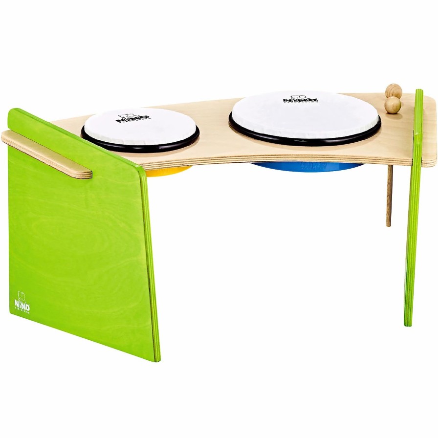 Classroom Rhythm Instruments * | Promo Nino Nino Hand Drum Pair With Stand