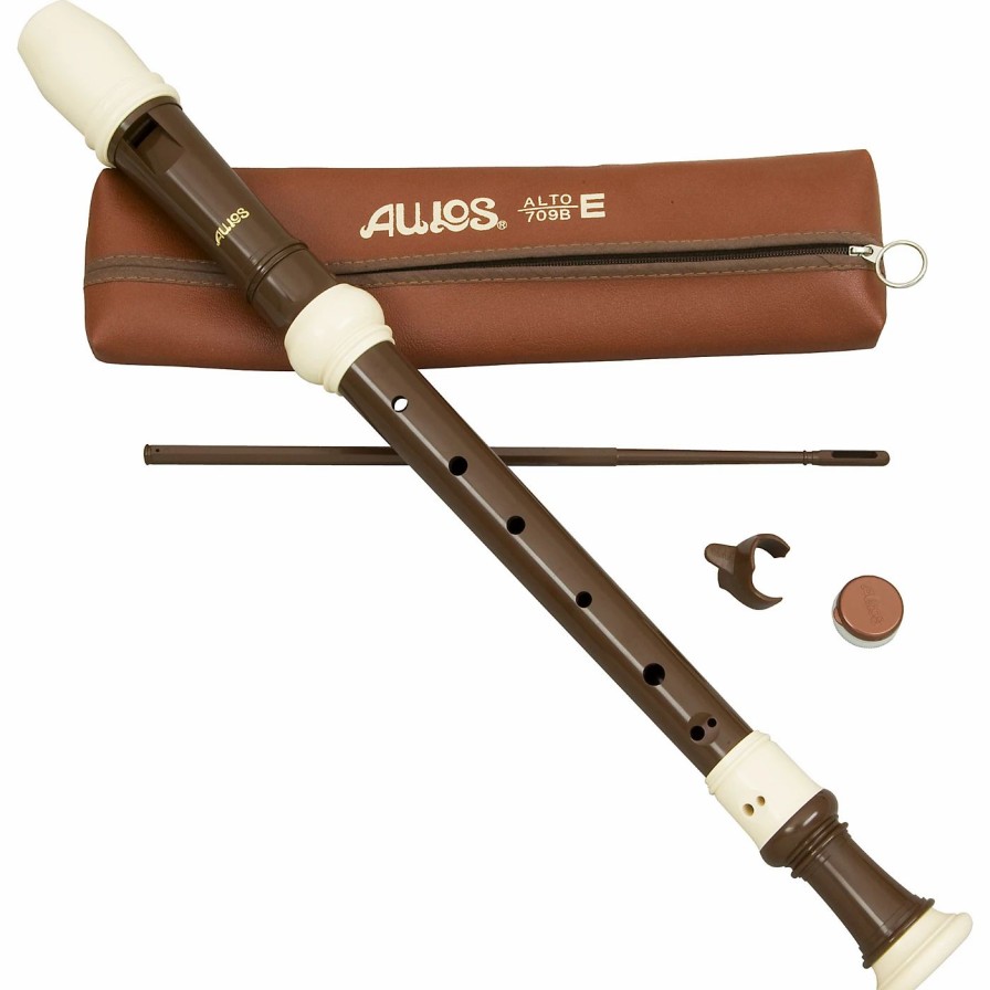 Recorders * | Cheap Aulos Aulos Classroom Recorder Alto 3 Piece English A709B