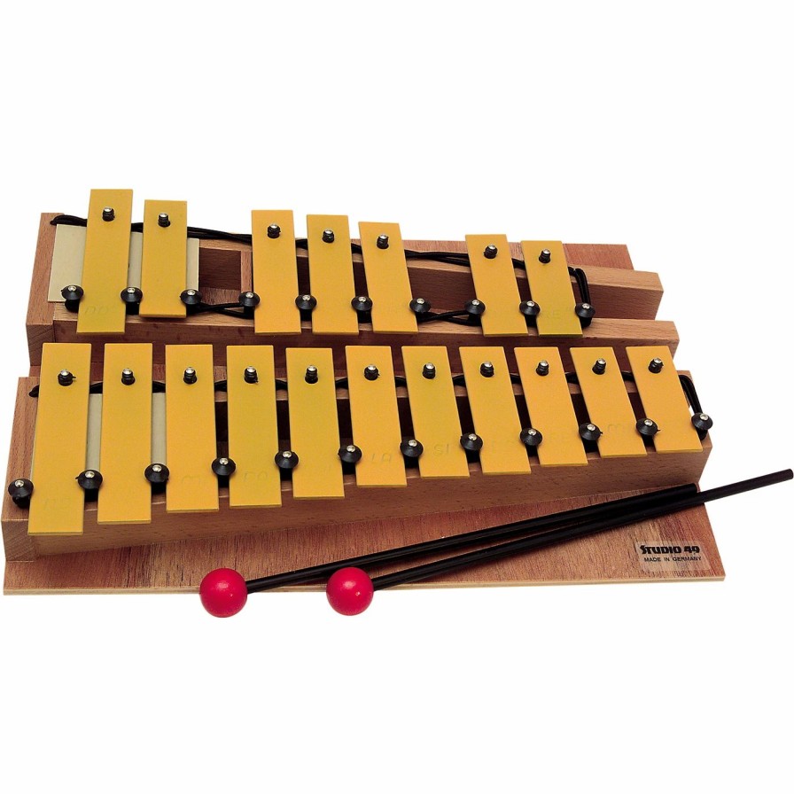 Orff Instruments * | Wholesale Studio 49 Studio 49 Series 1600 Orff Glockenspiels Chromatic Soprano Unit Complete, Gsc