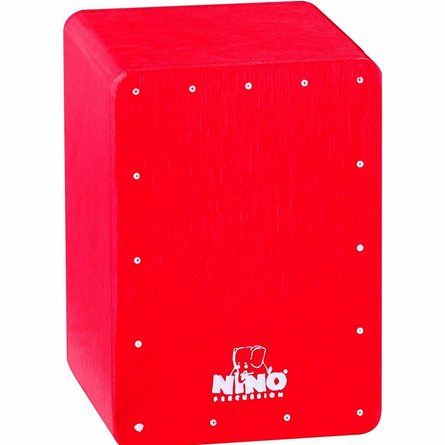 Classroom Rhythm Instruments * | Promo Nino Nino Mini Cajon Shaker Red