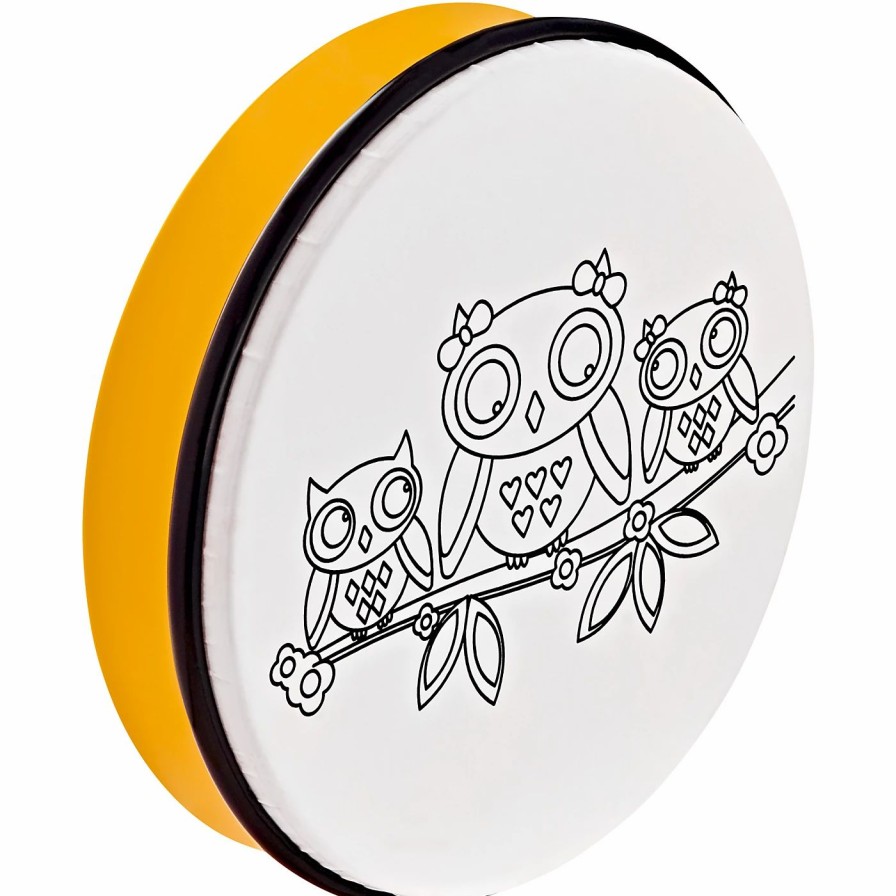 Classroom Rhythm Instruments * | Coupon Nino Nino Customizable Abs Hand Drum With Owl Design