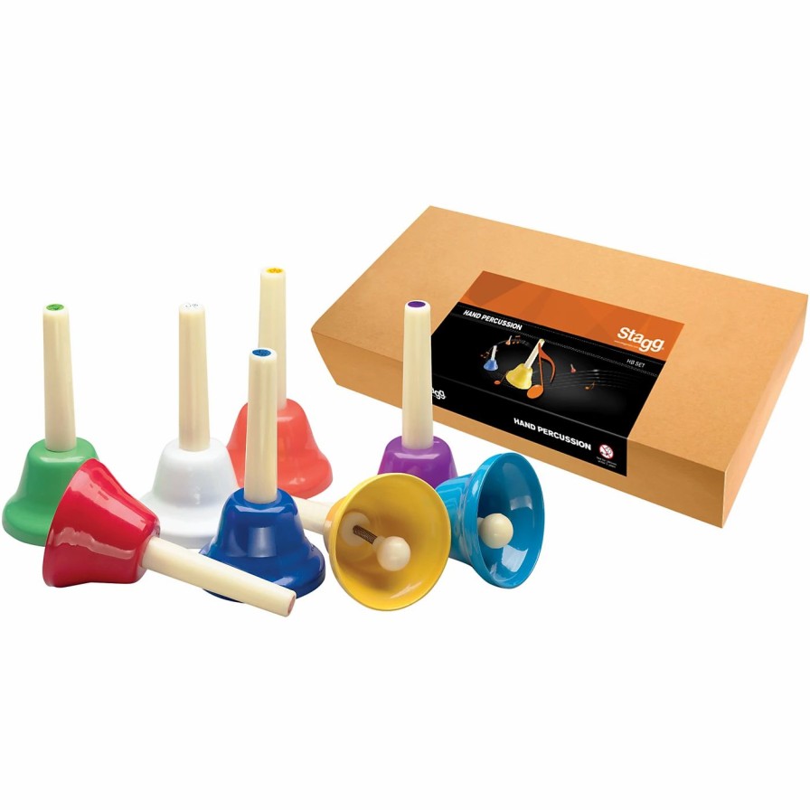 Classroom Tuned Percussion * | Wholesale Stagg Stagg Hand Bell Set, 8 Notes, C-C