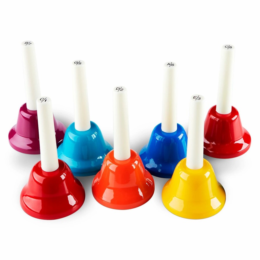 Classroom Tuned Percussion * | Flash Sale Kids Play Kids Play 8-Note Handbell Set