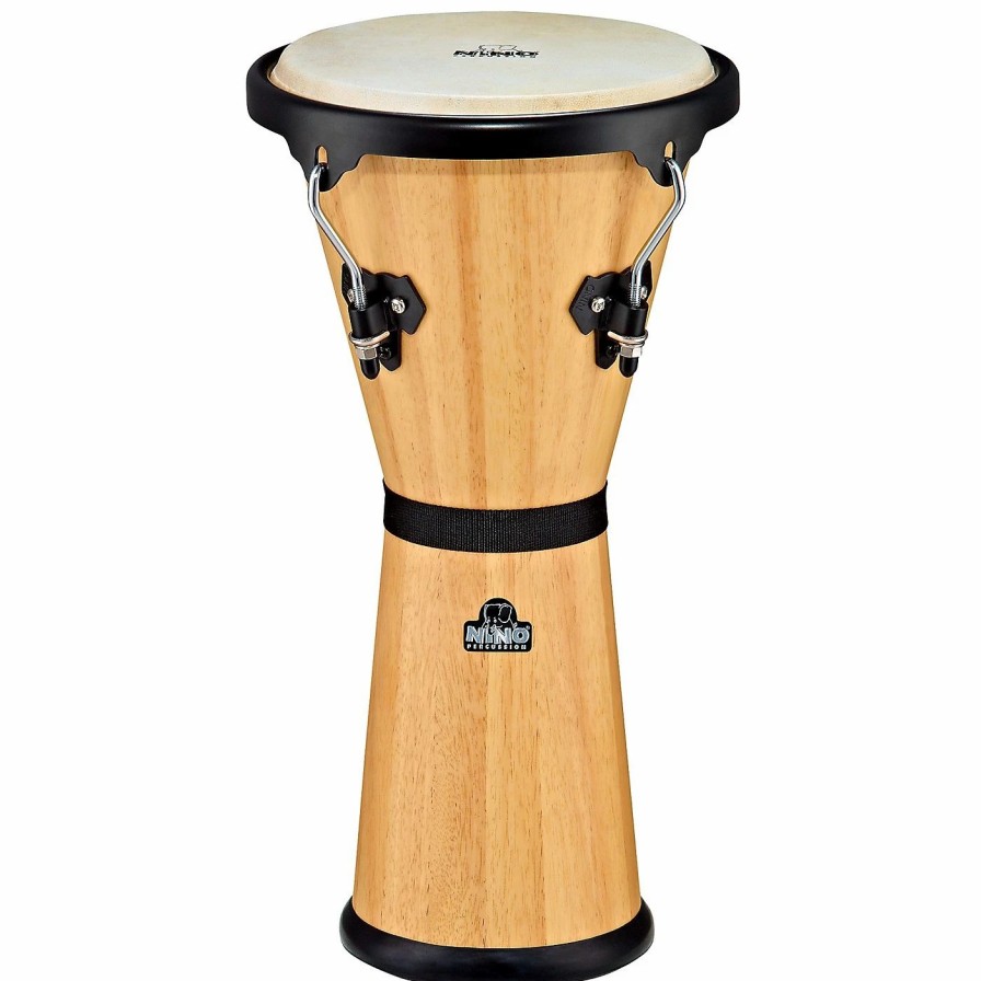 Classroom Rhythm Instruments * | Flash Sale Nino Nino Wood Djembe Natural 10 In.