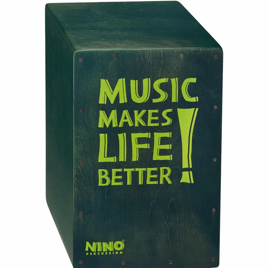 Classroom Rhythm Instruments * | Discount Nino Nino Better Life Series Cajon, Grey Gray