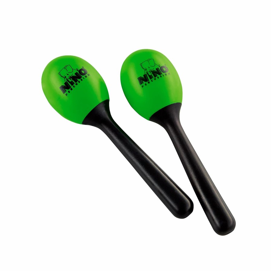 Classroom Rhythm Instruments * | Best Reviews Of Nino Nino Plastic Egg Maracas Grass Green