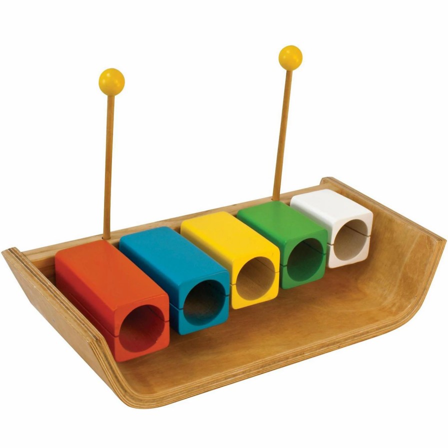 Classroom Rhythm Instruments * | Best Pirce Green Tones Green Tones Temple Blocks