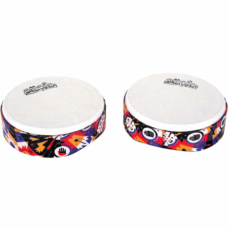 Classroom Rhythm Instruments * | Top 10 Rhythmtech Rhythmtech Rhythm Village Benkadi Club Series 6 In. Hand Drum 7 X 2 In. Benkadi Burst