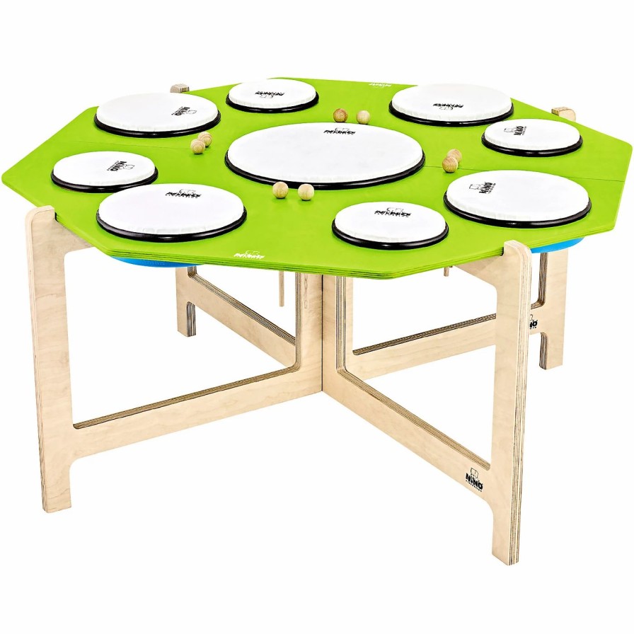 Classroom Rhythm Instruments * | Best Pirce Nino Nino Classroom Hand Drum Set With Stand