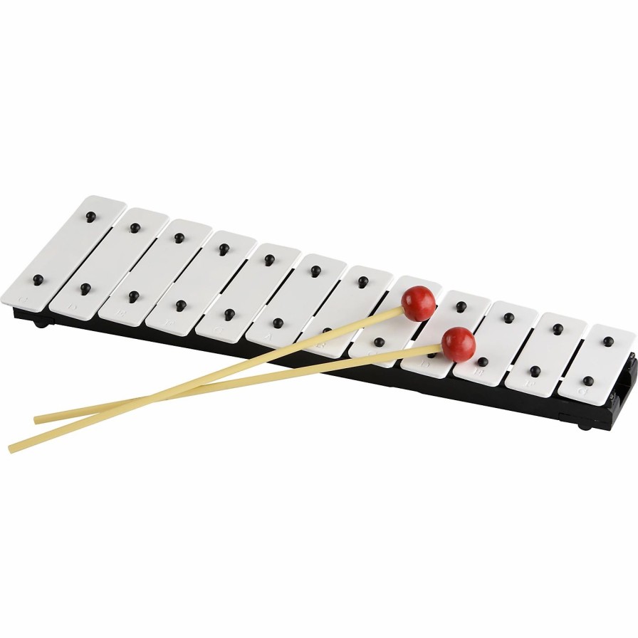 Classroom Tuned Percussion * | Deals Trophy Trophy Diatonic Bell Set 12 Note Diatonic White Bars, C-G, Tr9008