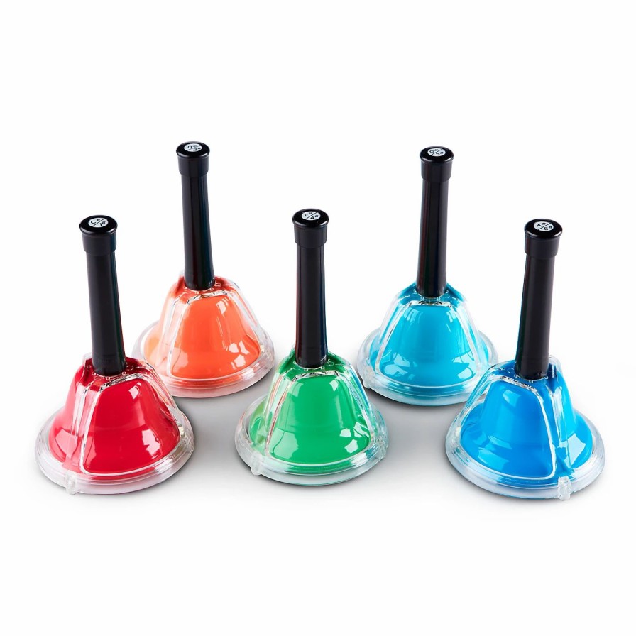 Classroom Tuned Percussion * | Top 10 Rhythm Band Rhythm Band Kid'S Play 5-Note Chromatic Add-On Hand/Desk Bell Set