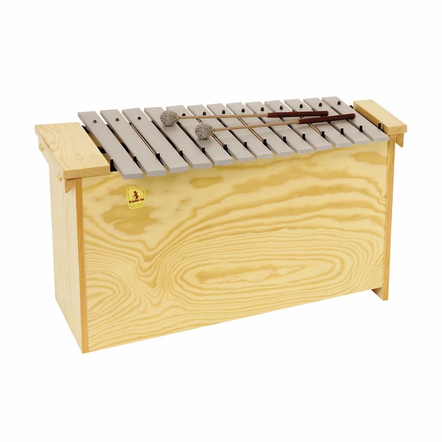 Orff Instruments * | New Studio 49 Studio 49 Series 1600 Orff Metallophones Diatonic Bass, Bm 1600