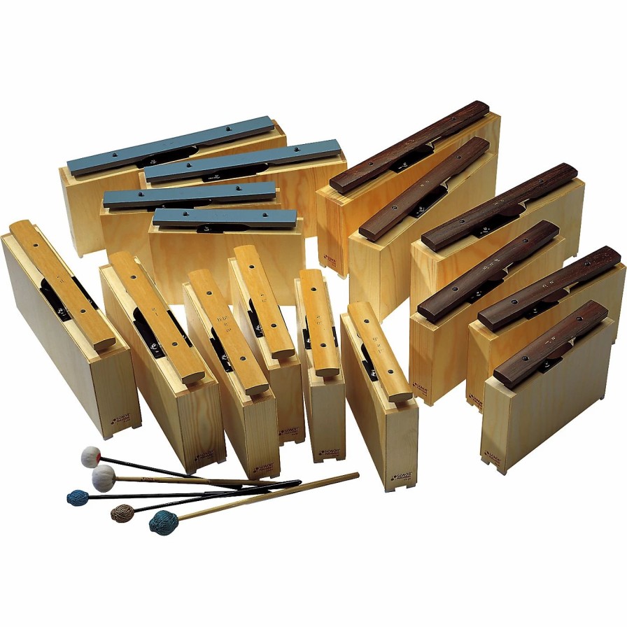 Orff Instruments * | Best Deal Primary Sonor Primary Sonor Deep Bass Chime Bars C-C' Rosewood A, Ks 50P-A