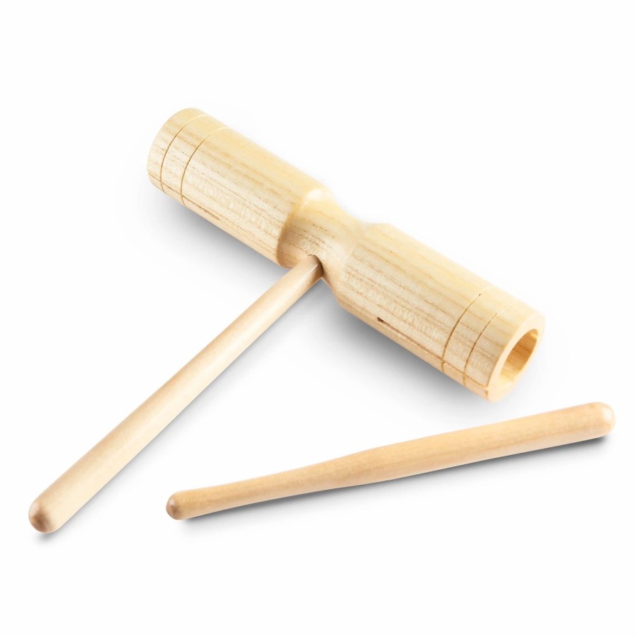 Classroom Rhythm Instruments * | Discount Trophy Trophy Tick Tock Block With Mallet