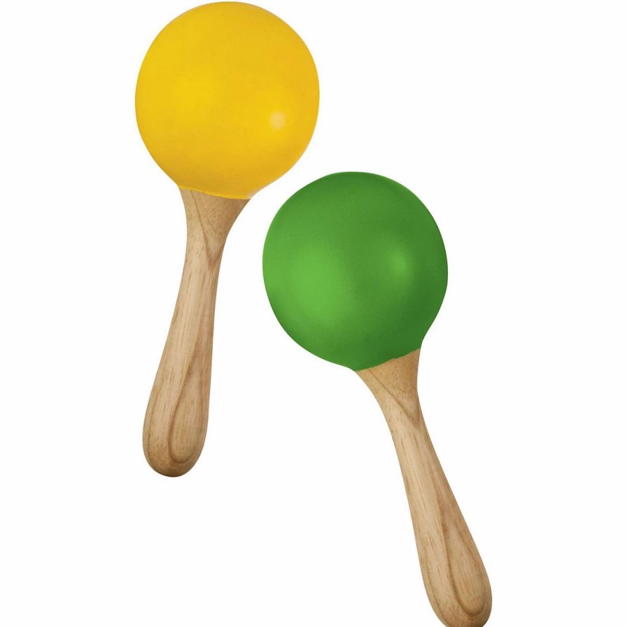 Classroom Rhythm Instruments * | Budget Green Tones Green Tones Egg Shaped Maracas