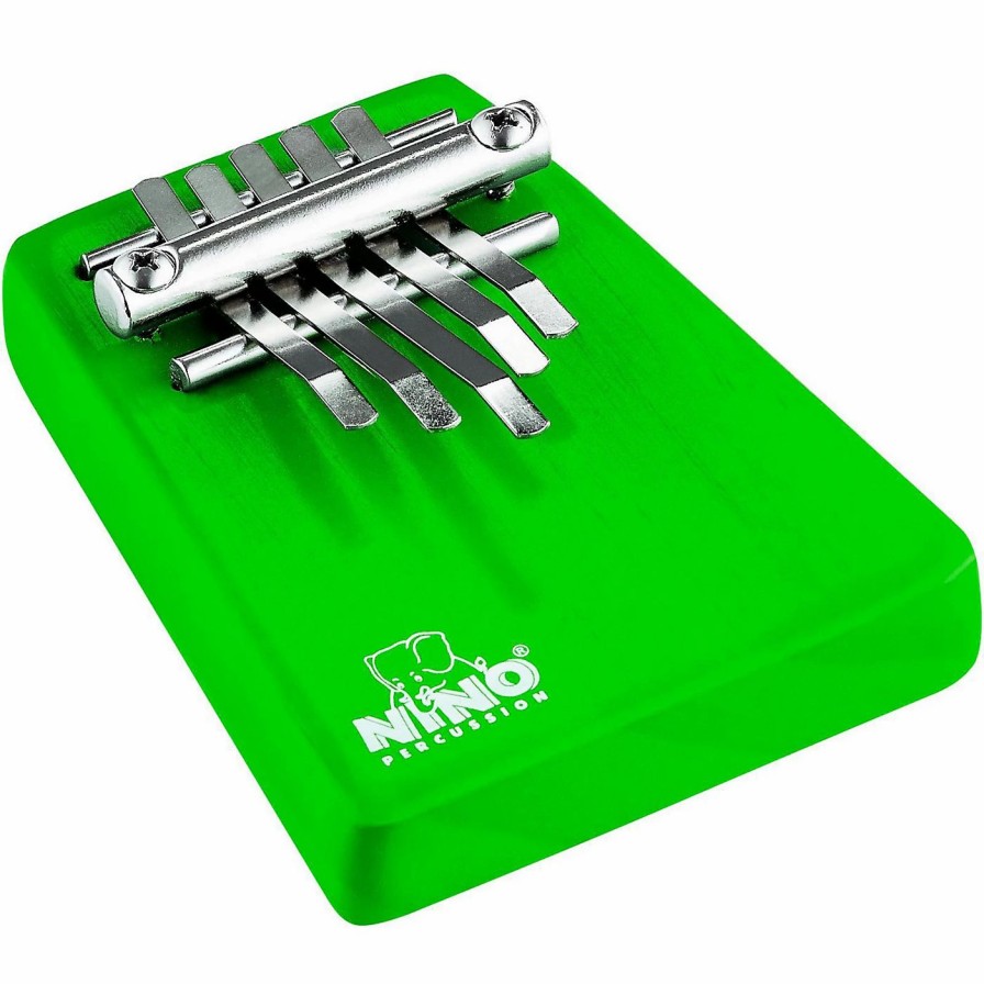 Classroom Tuned Percussion * | Budget Nino Nino Wood Kalimba Green Small Green