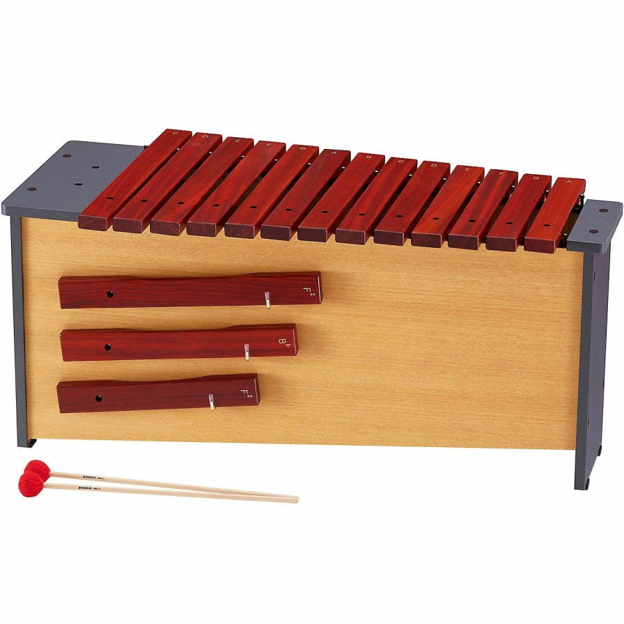 Orff Instruments * | Budget Suzuki Suzuki Bass Xylophone With Mallets