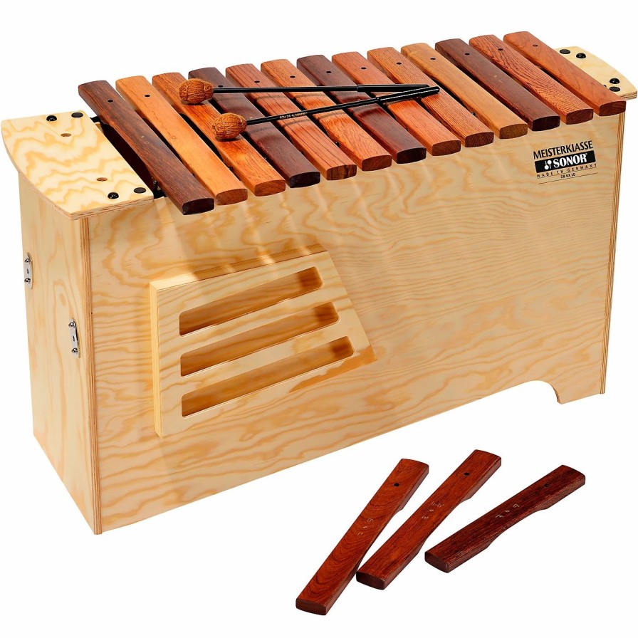 Orff Instruments * | New Primary Sonor Primary Sonor Gbkx 10 Meisterklasse Rosewood Deep Bass Xylophone