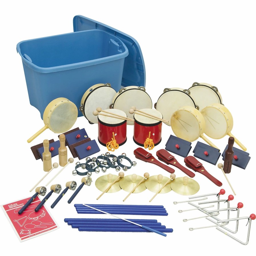 Classroom Rhythm Instruments * | Best Pirce Rhythm Band Deluxe Rhythm Band Sets Rb48 40 Student Set