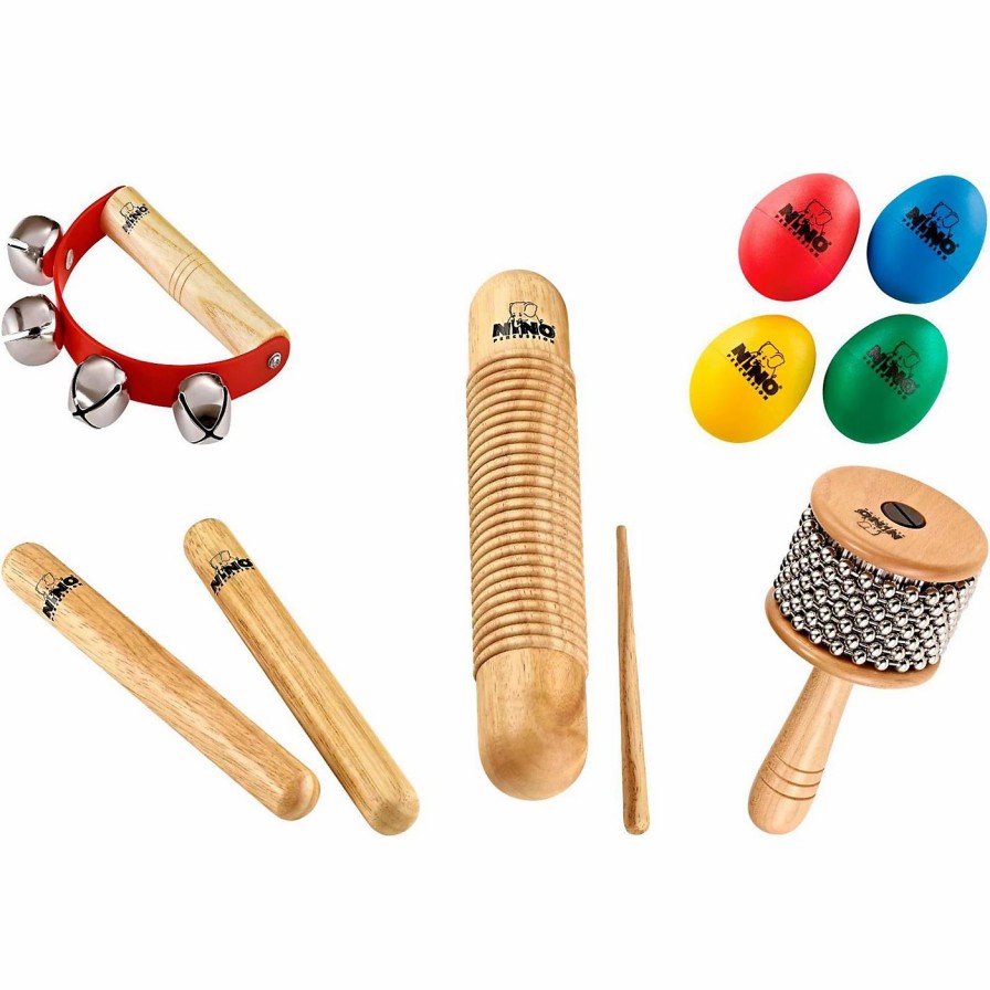 Classroom Rhythm Instruments * | Coupon Nino Nino 9-Piece Mixed Small Percussion Set