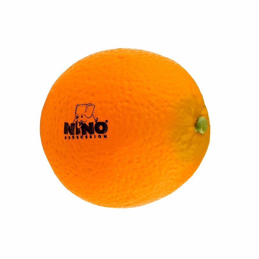 Classroom Rhythm Instruments * | Top 10 Nino Nino Fruit Shaker Orange