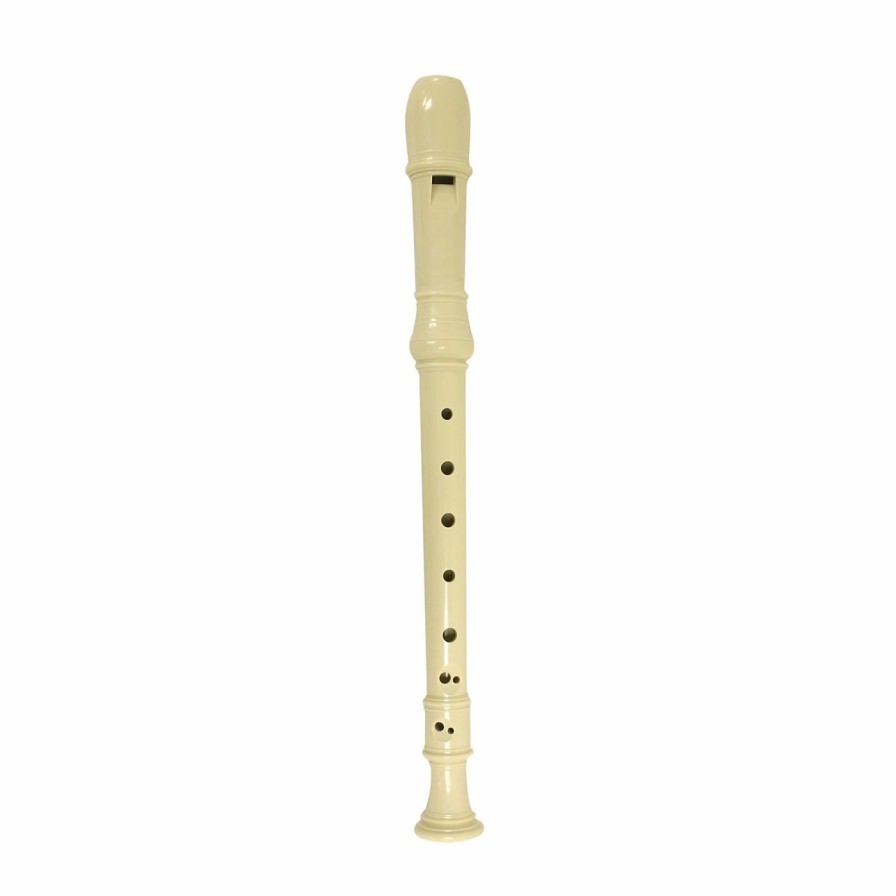 Recorders * | Cheapest Canto Canto Cr101 Soprano Recorder With Baroque Fingering Ivory