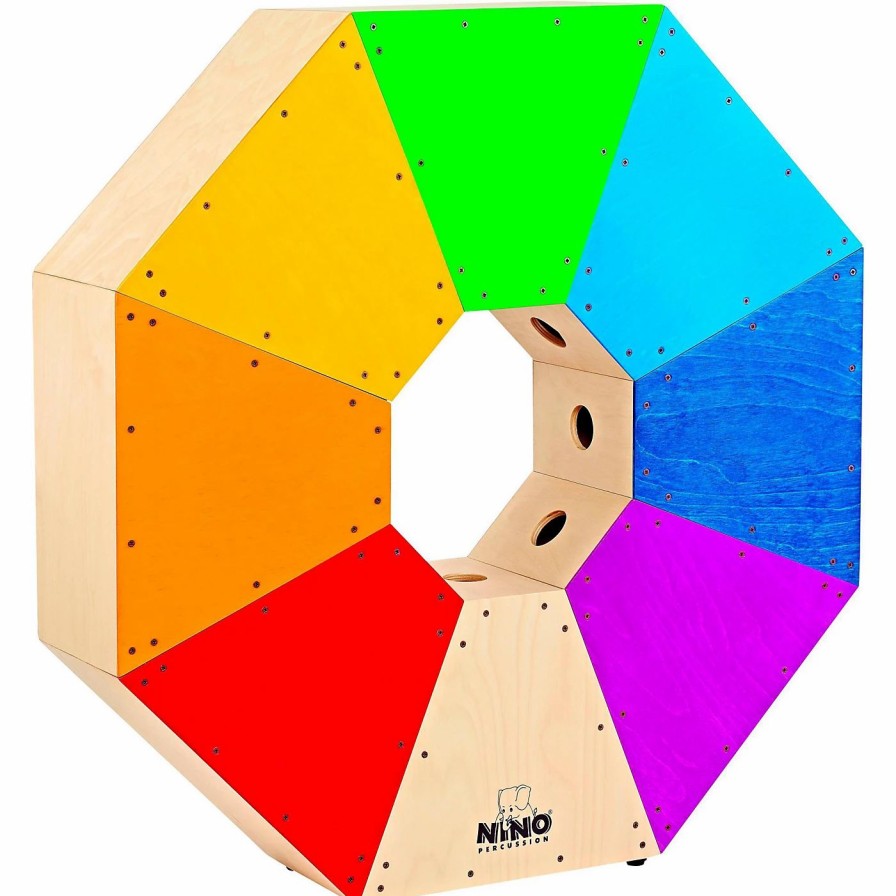 Classroom Rhythm Instruments * | Brand New Nino Nino Classroom Cajon Multi Color